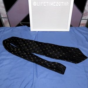 JZ Double Black Silk Tie